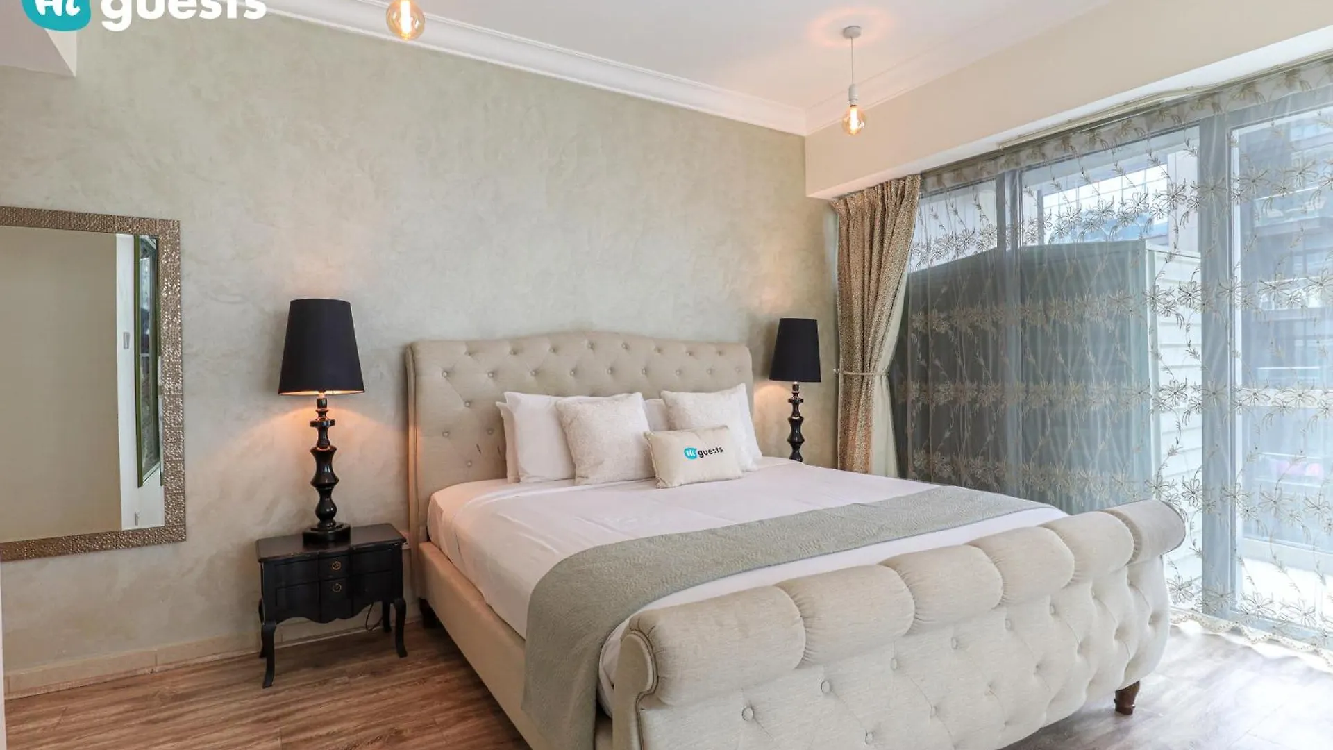 Higuests - Royal 2Br Apt With Balcony Near Burj Khalifa Dubai 0*,